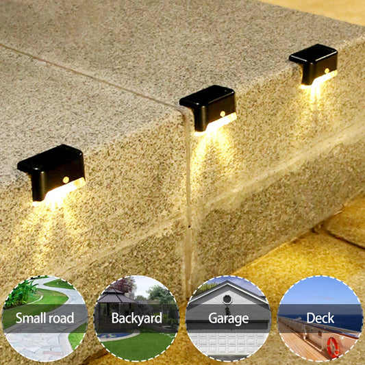 LED Solar Lights - Outdoor IP65 Garden & Deck Lighting for Fence/Courtyard