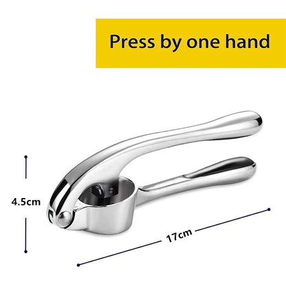 Premium Stainless Steel Garlic Press