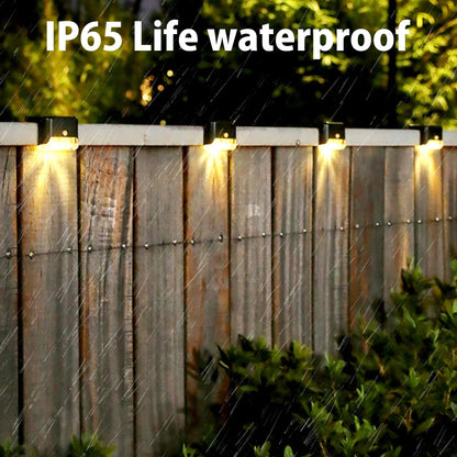 LED Solar Lights - Outdoor IP65 Garden & Deck Lighting for Fence/Courtyard