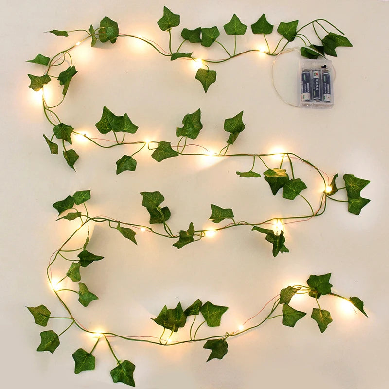 2M-10M Flower Leaf String Lights