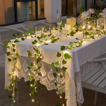 2M-10M Flower Leaf String Lights